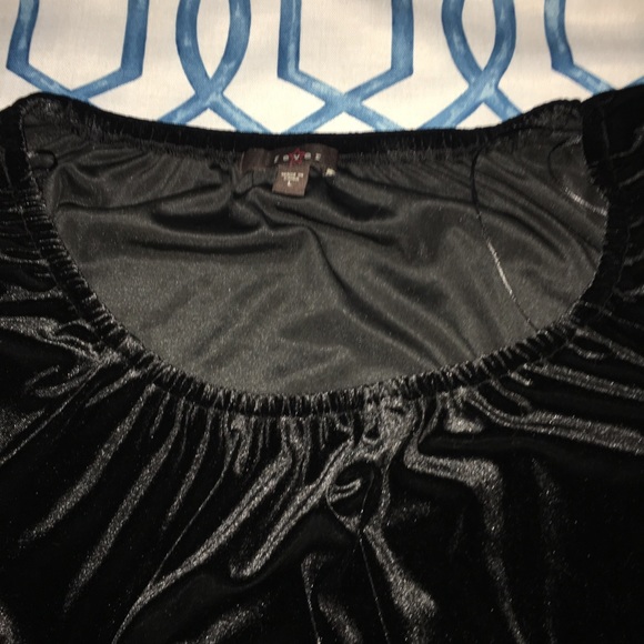 💋SALE💋NWT Fever velvet-like black dress size L - Picture 5 of 8